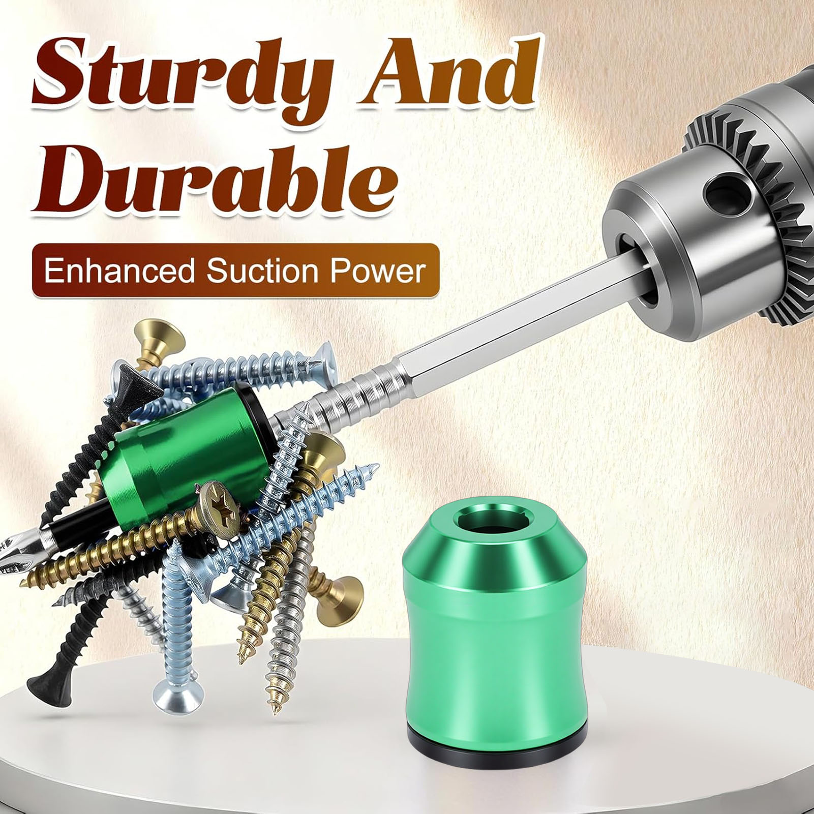 Power Tools Yellow Color - 3PCS Screwdriver Bit Magnetizer Demagnetizer Ring