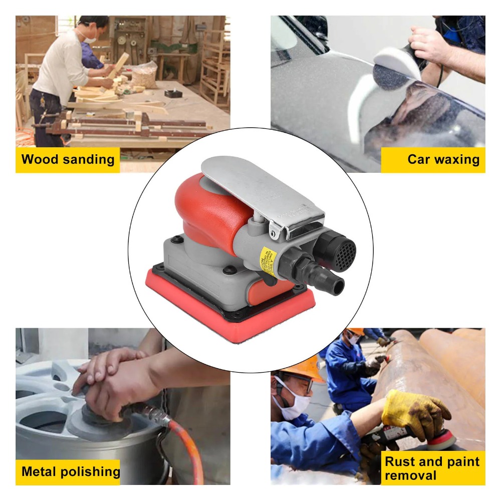 Detail Sander Corner - Corner Detail Sanding 75x100mm Pneumatic Square