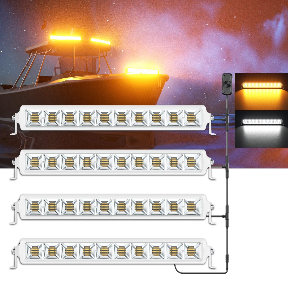 Power Tools Yellow Color - Dual Color Led Light Bar 4PCS