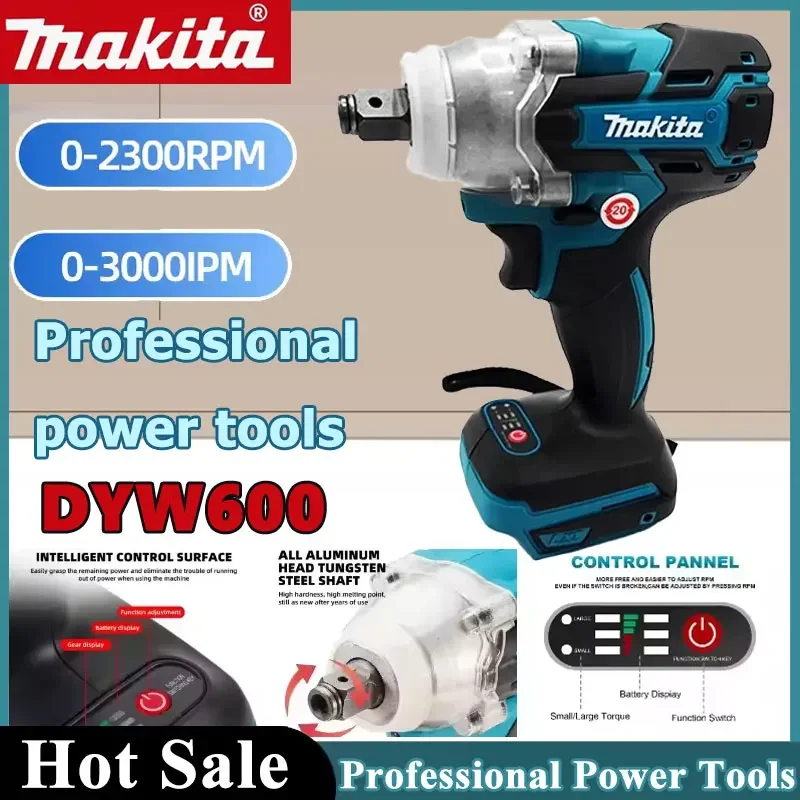 Power Tools Impact - Makita DTW600 Cordless Impact Wrench 280N.m