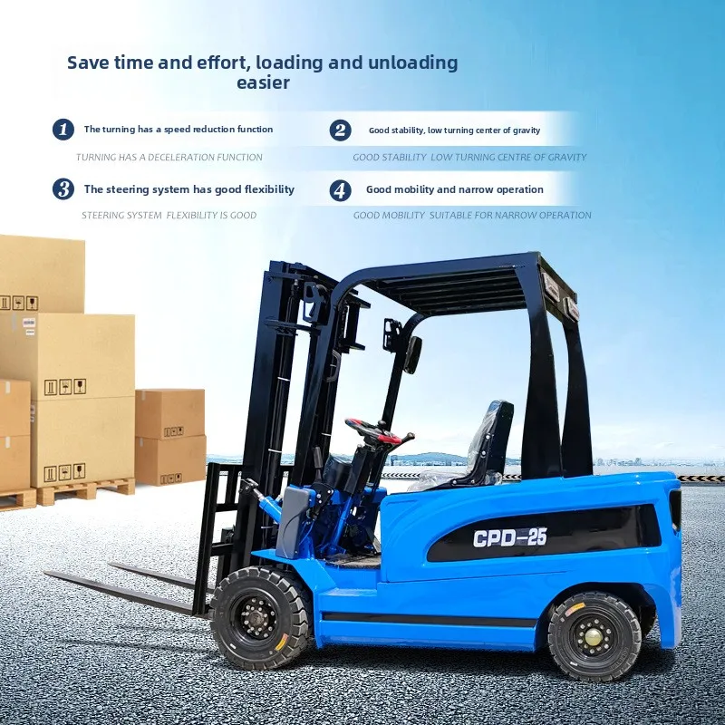 Small four-wheel electric fork - Power Tools Logistics recension och pris