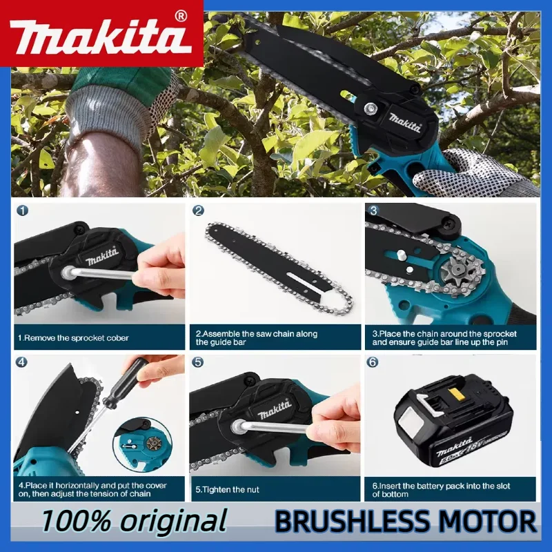 Makita 6 Inch Chain Saw 18V El - Power Tools Hand Held recension och pris