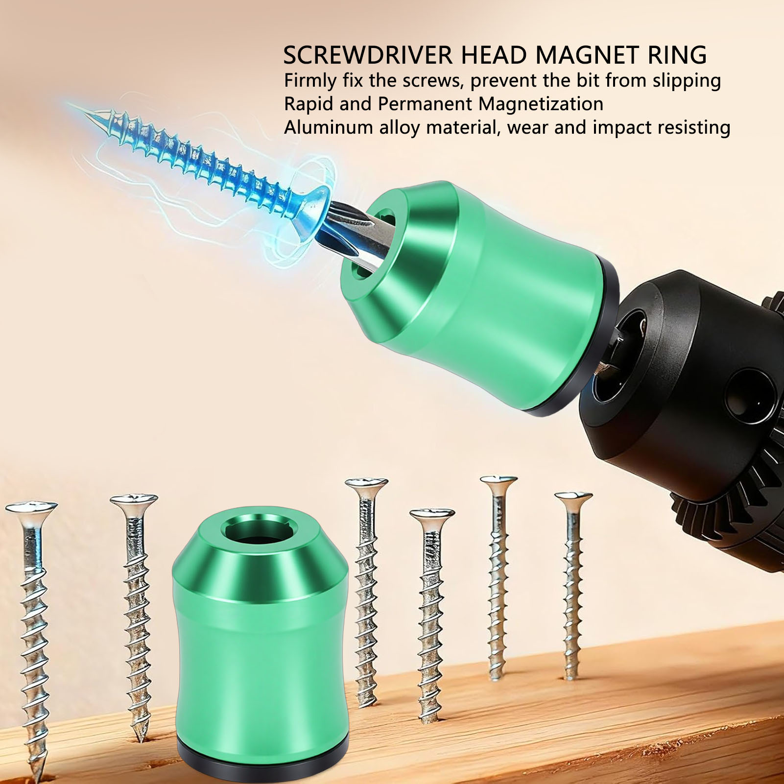 3PCS Screwdriver Bit Magnetize - Power Tools Yellow Color recension och pris