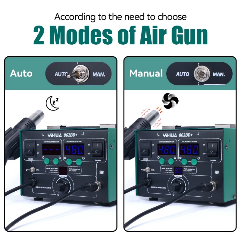 862BD+ Hot Air Gun Soldering S - Power Tools Used In Welding recension och pris