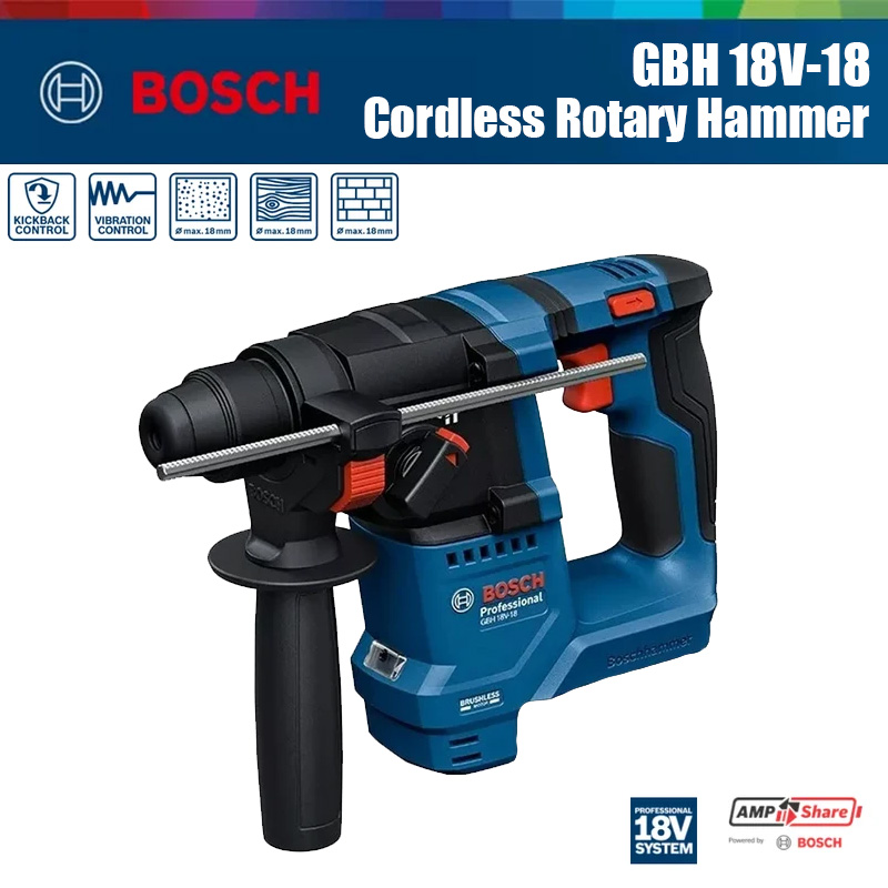 Bosch GBH 18V-18 Cordless Rota - Power Tools Impact recension och pris