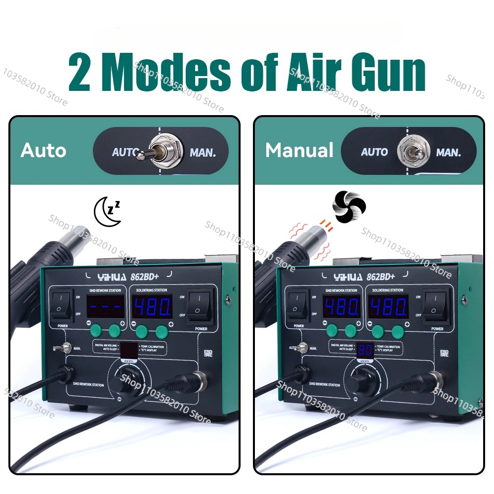 YIHUA 862BD+ Hot Air Gun Solde - Power Tools Used In Welding recension och pris