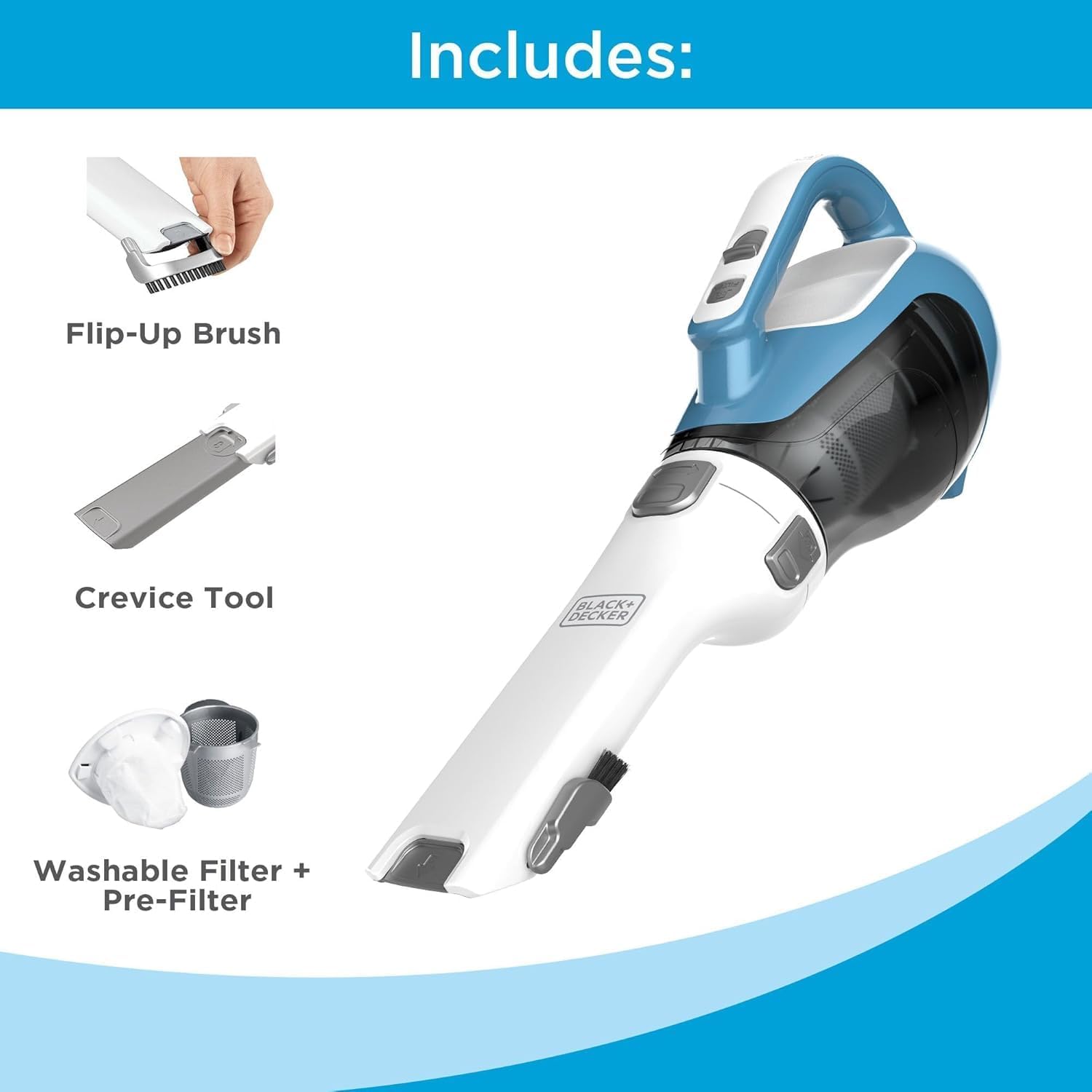 Cordless Handheld Vacuum for H - Power Tools Hand Held recension och pris