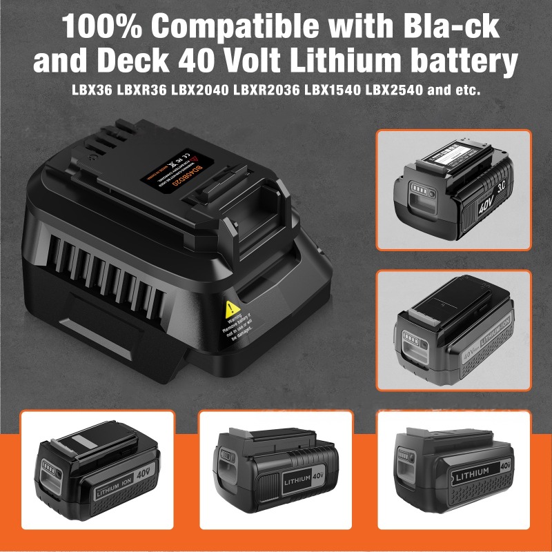 HAKSINKY Tool Battery Adapter  - Black+Decker Tool Cordless recension och pris