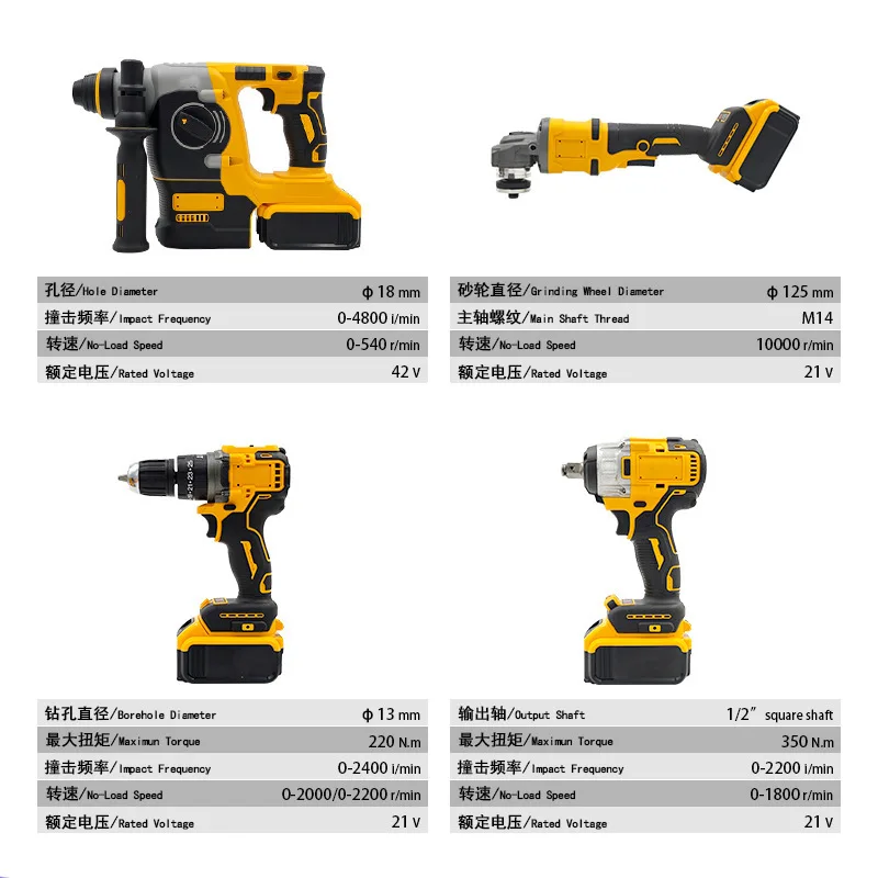 Yellow Color 18V 26MM Impact S - Power Tools Yellow Color recension och pris