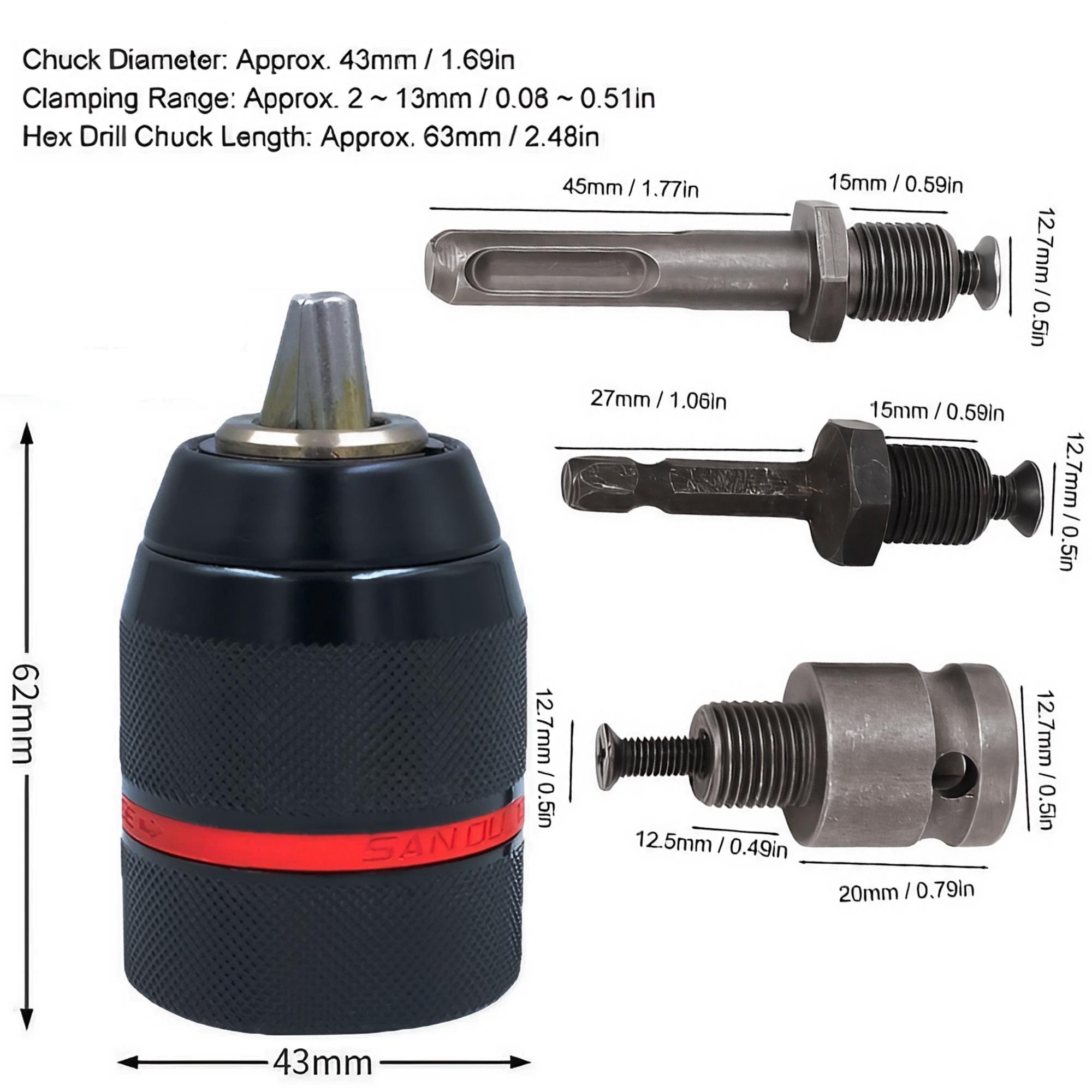 Keyless Drill Chuck Impact Dri - Power Xchange Tools recension och pris