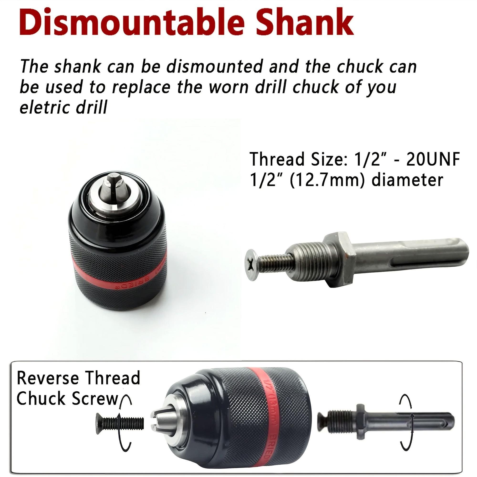 Keyless Drill Chuck Impact Dri - Power Xchange Tools recension och pris