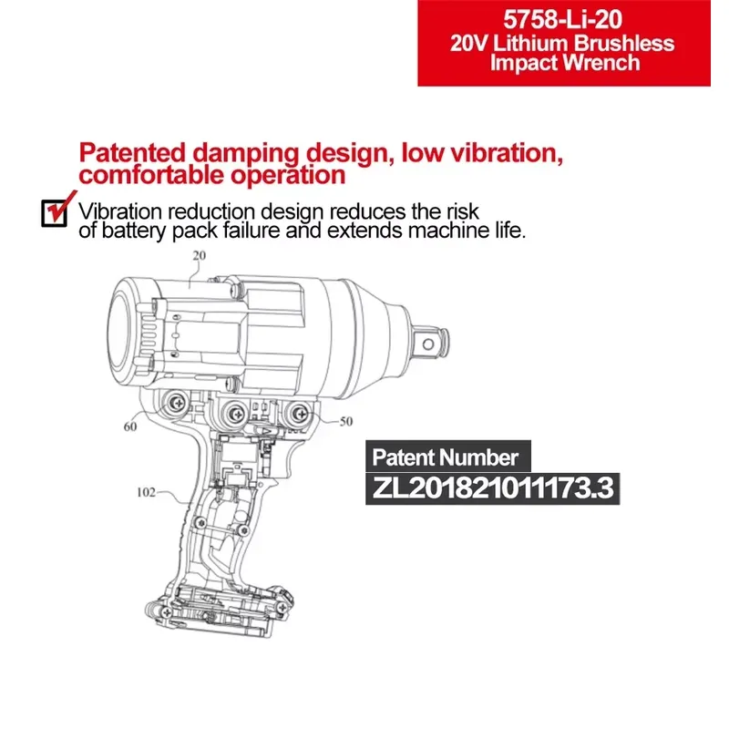 Devon 20V large torque three t - Power Tools Impact recension och pris