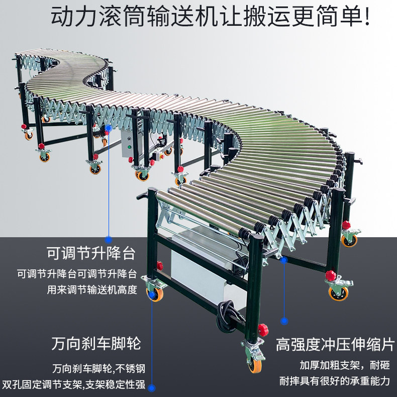 Power roller conveyor, electri - Power Tools Logistics recension och pris