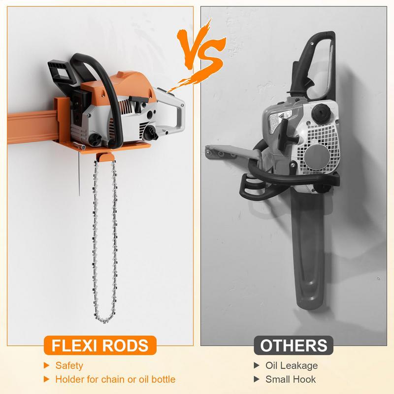 Chainsaw Wall Mount Hanger Hea - Power Tools Display Rack recension och pris