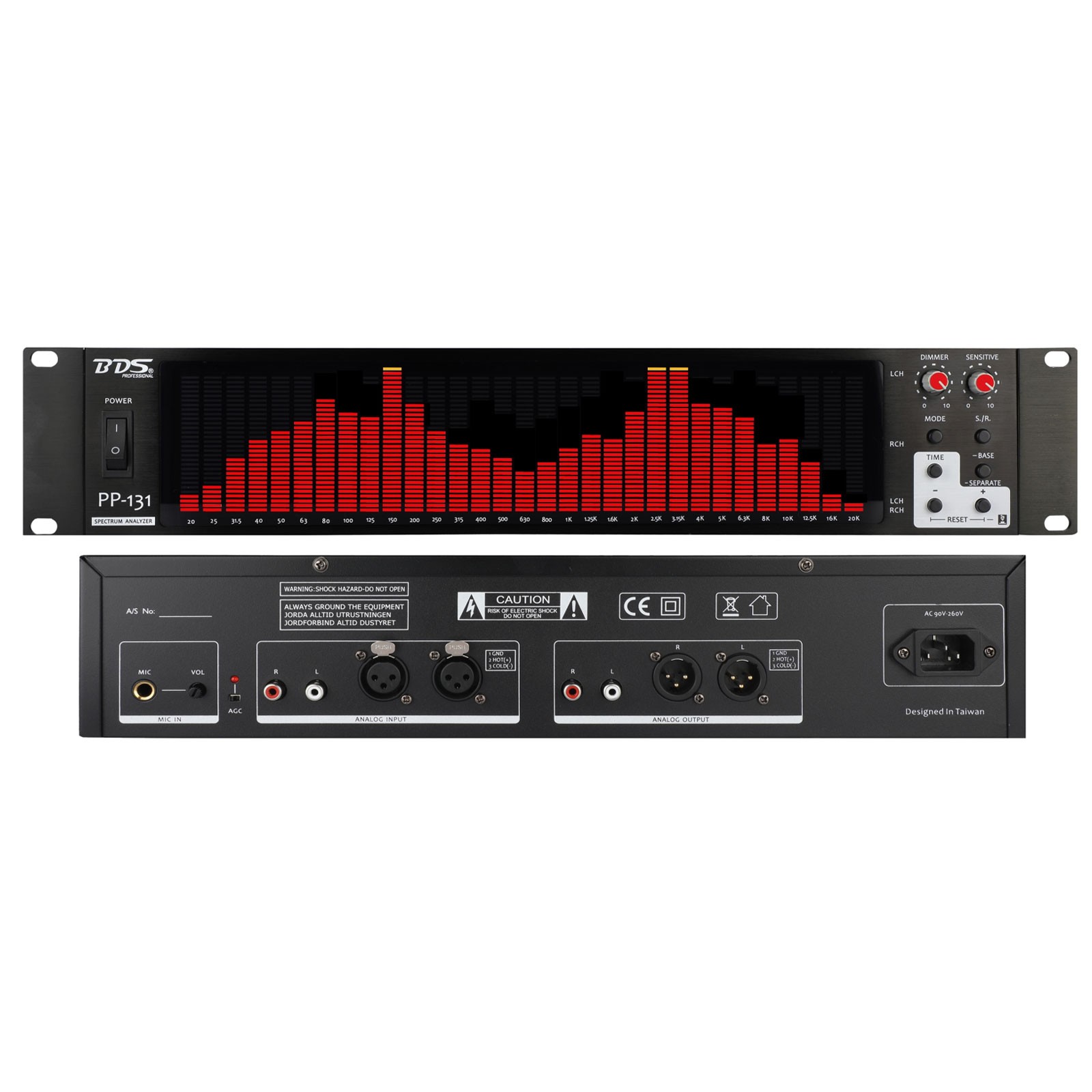 BDS PP-131 Red Audio Spectrum  - Power Tools Display Rack recension och pris