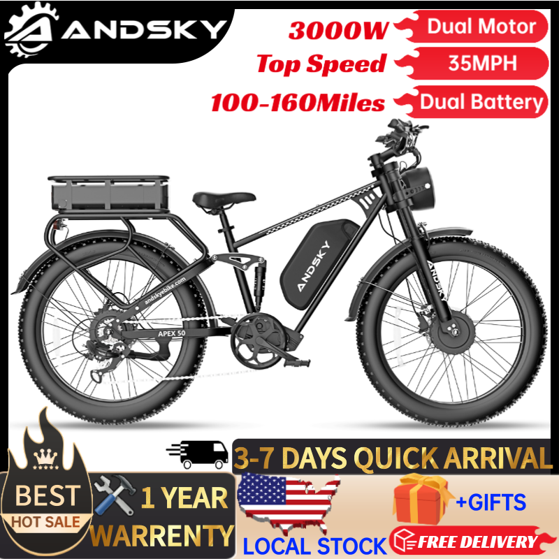ANDSKY Apex50 AWD Electric Bik - Power Tools Display Rack recension och pris