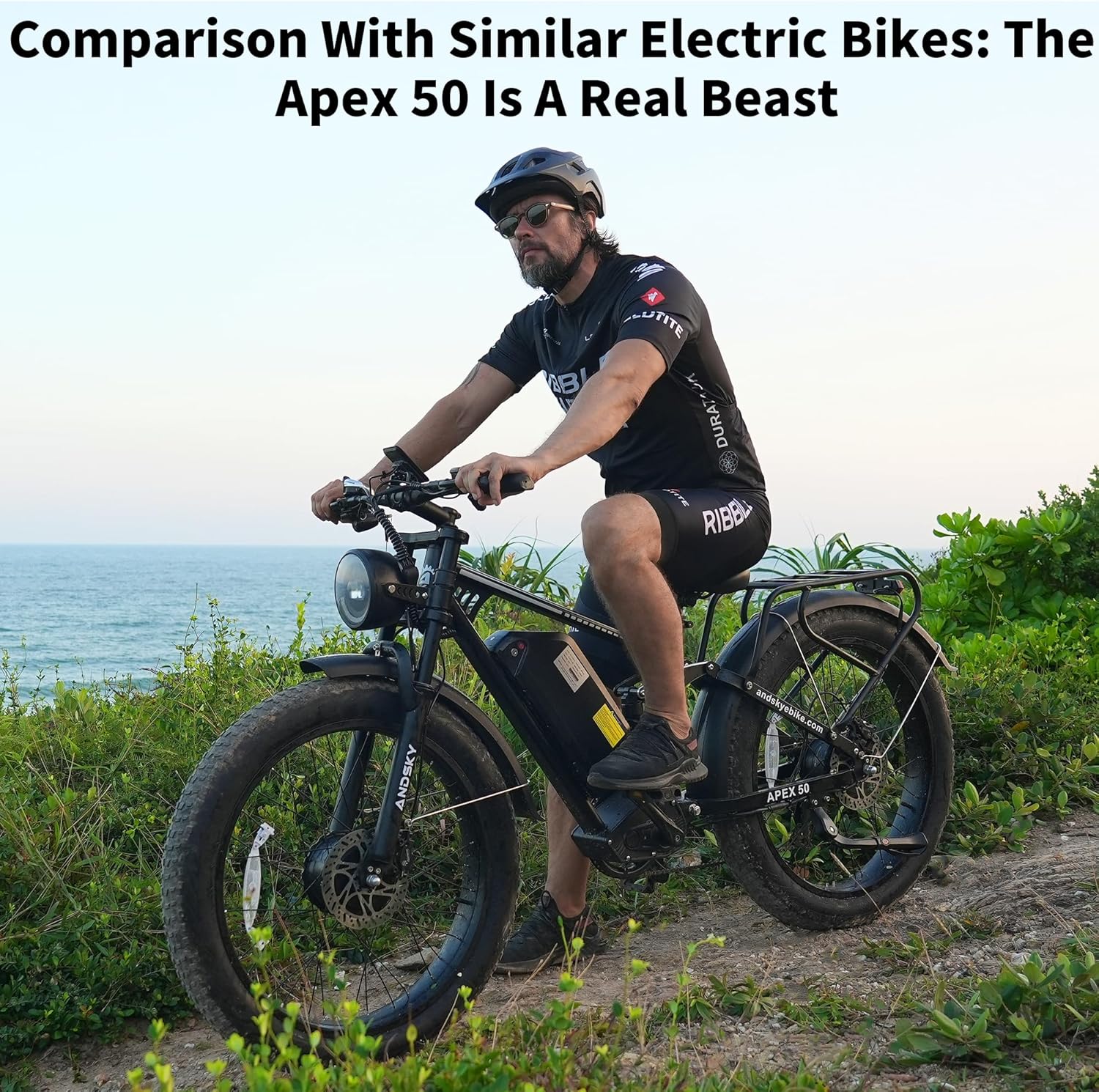 ANDSKY Apex50 AWD Electric Bik - Power Tools Display Rack recension och pris